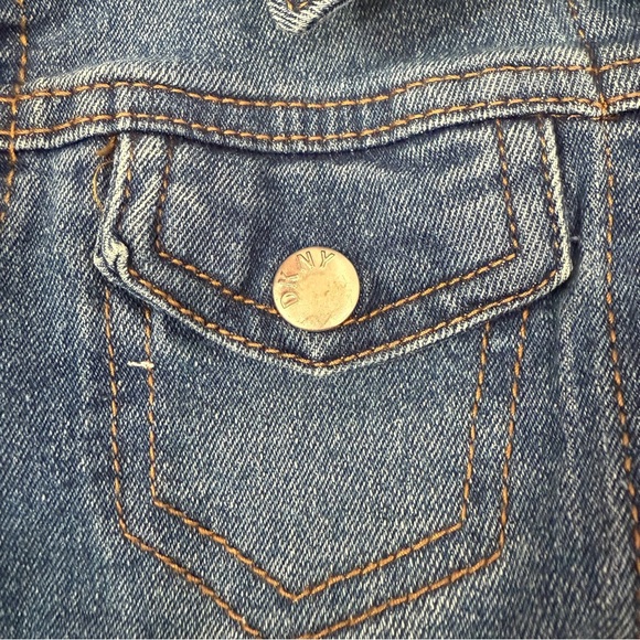 Girls 4T DKNY Classic Blue Denim Jacket - Picture 13 of 17